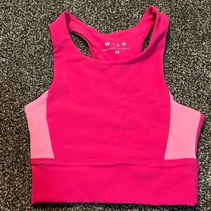 Pink Athletic Crop top/ sports bra